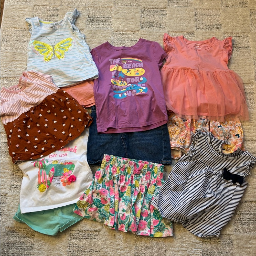 Short Sleeve Tees in Blue and Yellow
